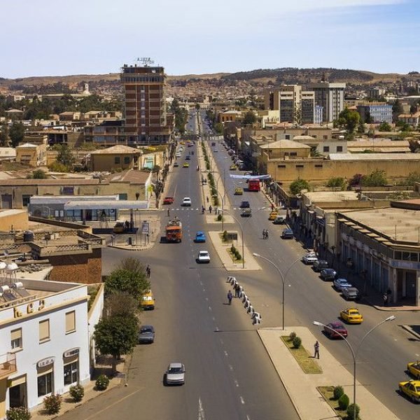 Aerial View Of Asmara, Eritrea