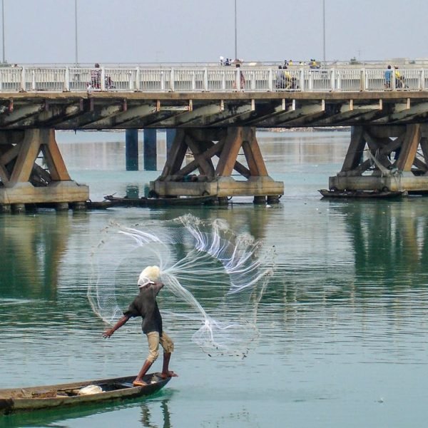 Fisherman in Cotonou, Benin