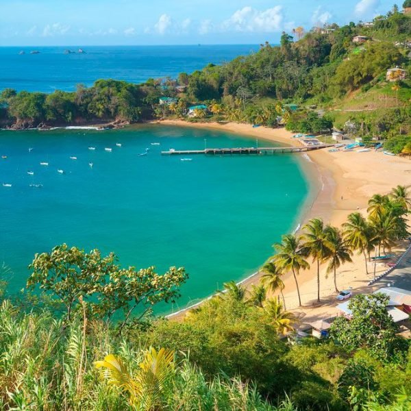 One of our favourites, a view of placid Parlatuvier. Photo by Chris Anderson